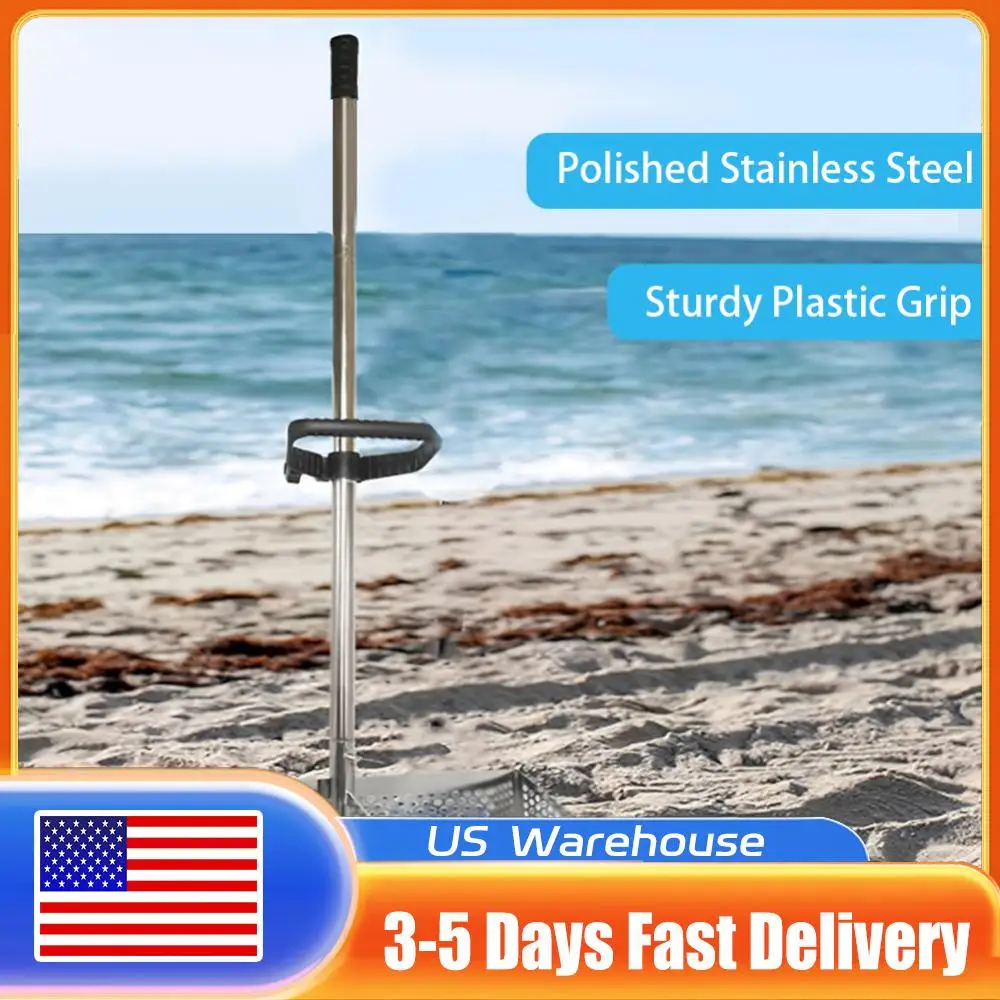 Stainless Steel Sand Screen Collapsible Shell Shovel Sand Filting Rake Beach Shovel And Screening Gear Sand Sieve Seafood Tool
Stainless Steel Sand Screen Collapsible Shell Shovel Sand Filting Rake Beach Shovel And Screening Gear Sand Sieve Seafood Tool