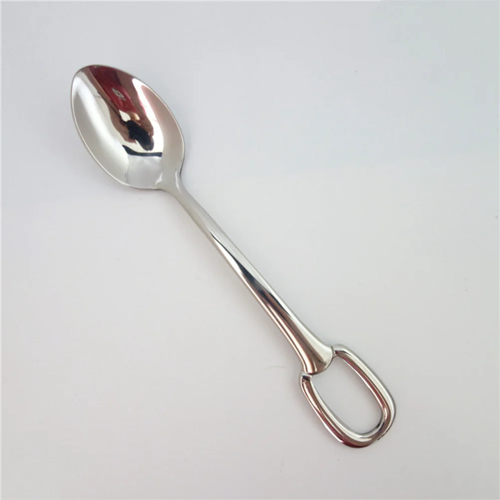 304 Stainless Steel Creative Teaspoon Coffee Spoon Dessert Stirring Soup Spoons with Hanging Hole
304 Stainless Steel Creative Teaspoon Coffee Spoon Dessert Stirring Soup Spoons with Hanging Hole