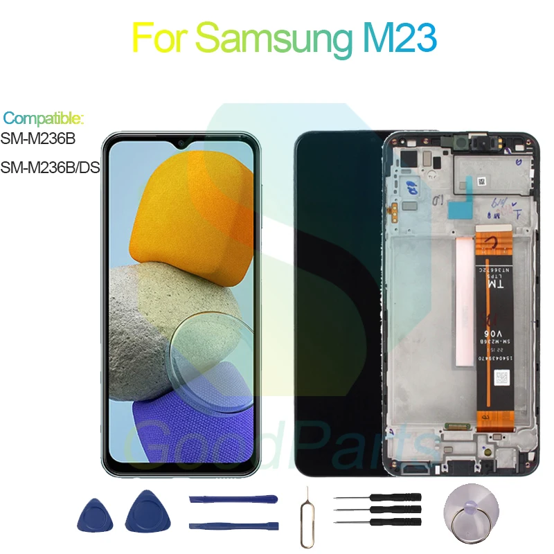 Для замены экрана Samsung M23, 2408*1080 SM-M236B, SM-M236B/DS, SM-M236L M23 ЖК сенсорный дигитайзер в сборе
Для замены экрана Samsung M23, 2408*1080 SM-M236B, SM-M236B/DS, SM-M236L M23 ЖК сенсорный дигитайзер в сборе