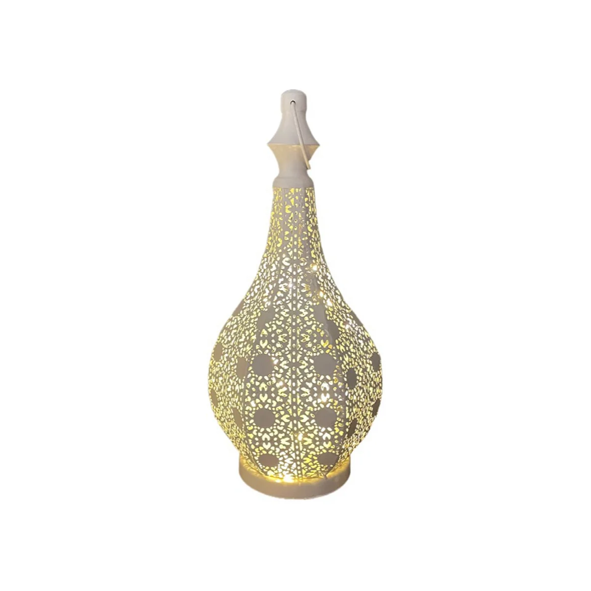 Moroccan Style Metal Table Lamp Battery Powered Cordless Lamp with Fairy Lights Bulb for Christmas Room B
Moroccan Style Metal Table Lamp Battery Powered Cordless Lamp with Fairy Lights Bulb for Christmas Room B