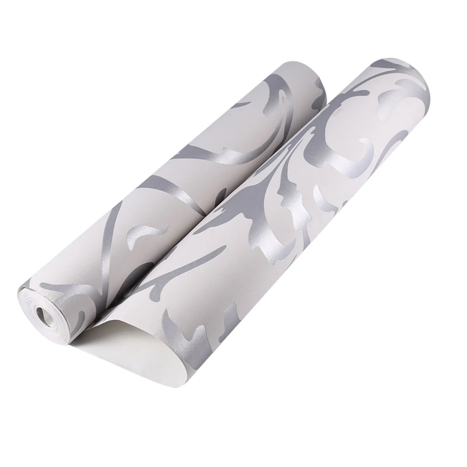 10m x 0.53m Luxury Embossed Nonwoven Fabric Bedroom 3D Vertical Wallpaper Home Decor Silver
10m x 0.53m Luxury Embossed Nonwoven Fabric Bedroom 3D Vertical Wallpaper Home Decor Silver