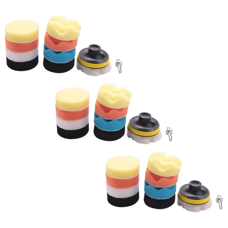 30Pcs/Set Automobile Car Polishing Pad Set Vehicle Cleaning Washing Polish Sponge Wheel
30Pcs/Set Automobile Car Polishing Pad Set Vehicle Cleaning Washing Polish Sponge Wheel
