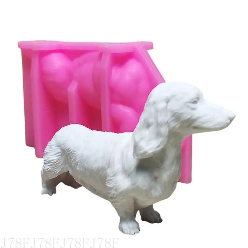 J78F Creative Dachshund Shaped Silicone Mould High Temperature Resistant Silicone Mold for DIY Dachshund Ornament Creations
J78F Creative Dachshund Shaped Silicone Mould High Temperature Resistant Silicone Mold for DIY Dachshund Ornament Creations