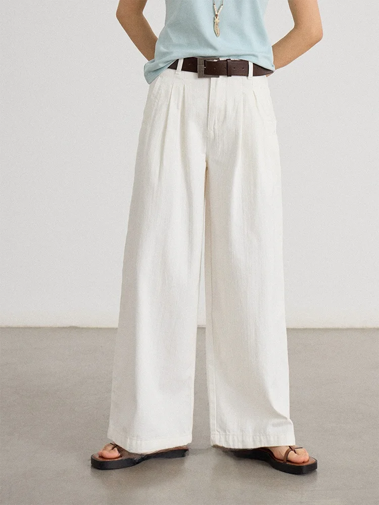 High Waist Wide Leg Denim Jeans Spring Season Ladies Straight Cut No Stretch Elasticity Chinese Production about Passion Brand
High Waist Wide Leg Denim Jeans Spring Season Ladies Straight Cut No Stretch Elasticity Chinese Production about Passion Brand