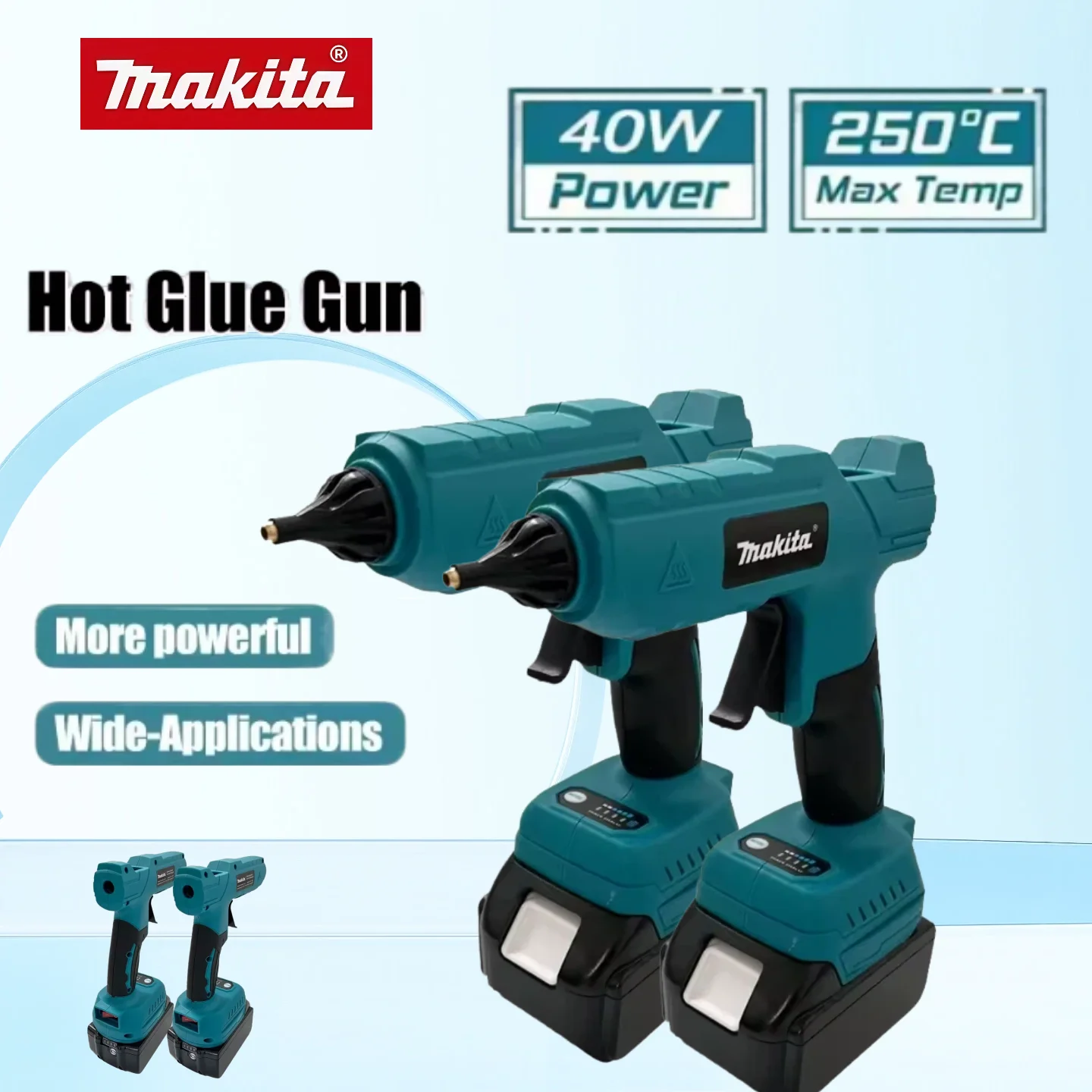 Makita Cordless Electric Handheld Hot Glue Gun Repair DIY Hot Melt Welding Hot Air Gun Anti-scald Nozzle 18V Tool
Makita Cordless Electric Handheld Hot Glue Gun Repair DIY Hot Melt Welding Hot Air Gun Anti-scald Nozzle 18V Tool