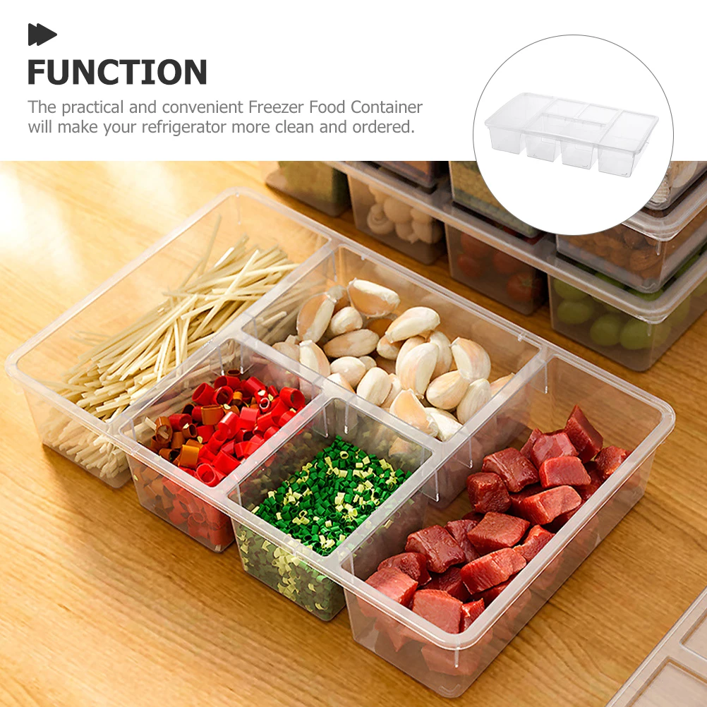 Fresh Storage Box Food Containers Small Organizer Fridge Divided Bins Dust-proof Lid Refrigerator PP Safe Sturdy Material Sealed
Fresh Storage Box Food Containers Small Organizer Fridge Divided Bins Dust-proof Lid Refrigerator PP Safe Sturdy Material Sealed
