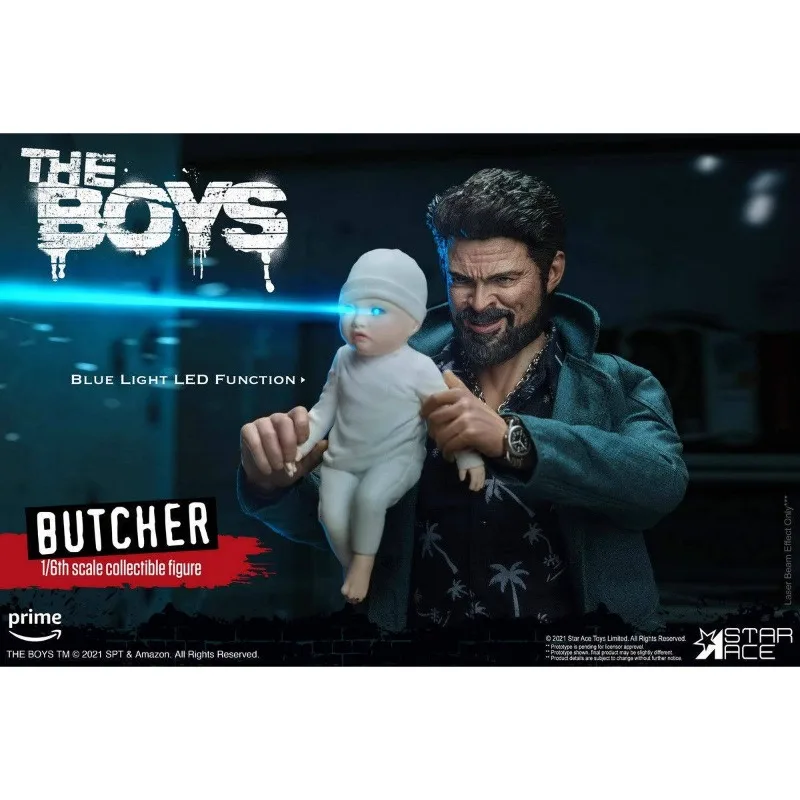 STAR ACE Toys 1/6 Black Robe Patrol Billy Butcher Mobile Doll SA0104/5 Deluxe Edition
STAR ACE Toys 1/6 Black Robe Patrol Billy Butcher Mobile Doll SA0104/5 Deluxe Edition