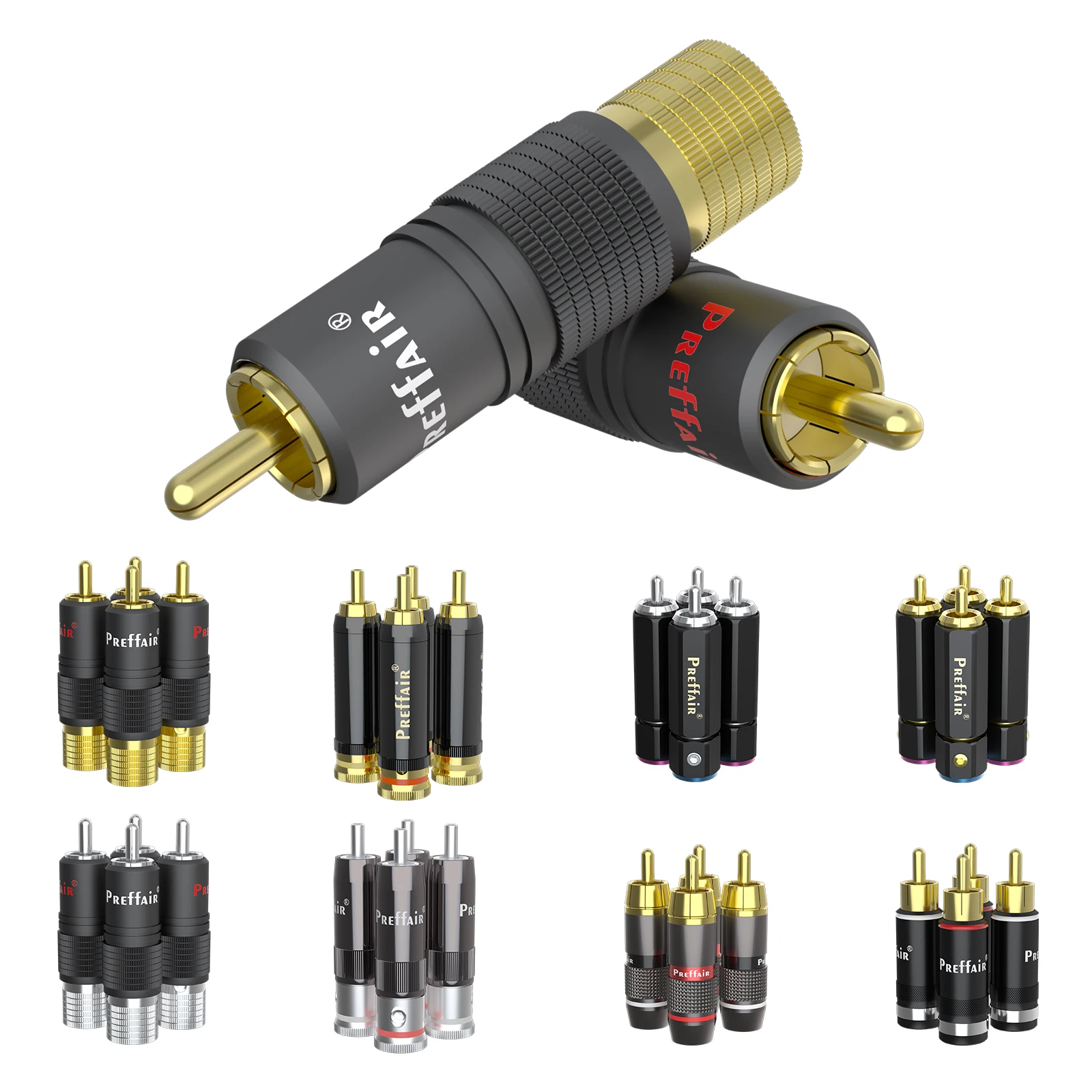 Preffair high quality rca connector plug audio wire adapter soldering or screw locking amplifier audiophile connections
Preffair high quality rca connector plug audio wire adapter soldering or screw locking amplifier audiophile connections