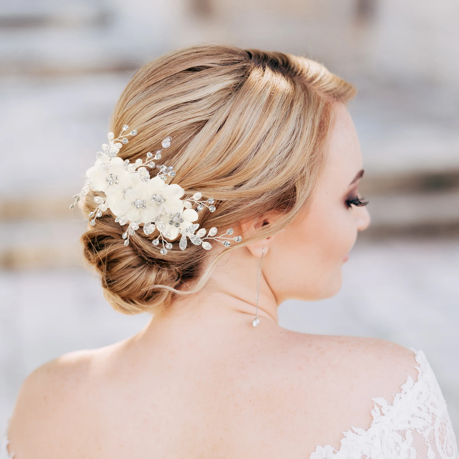 Pearl Hair Clip Crystal Design Wedding Bridal Accessories Rhinestone Hairpins Bride Bridesmaid Decorations Artificial Pearl Set
Pearl Hair Clip Crystal Design Wedding Bridal Accessories Rhinestone Hairpins Bride Bridesmaid Decorations Artificial Pearl Set