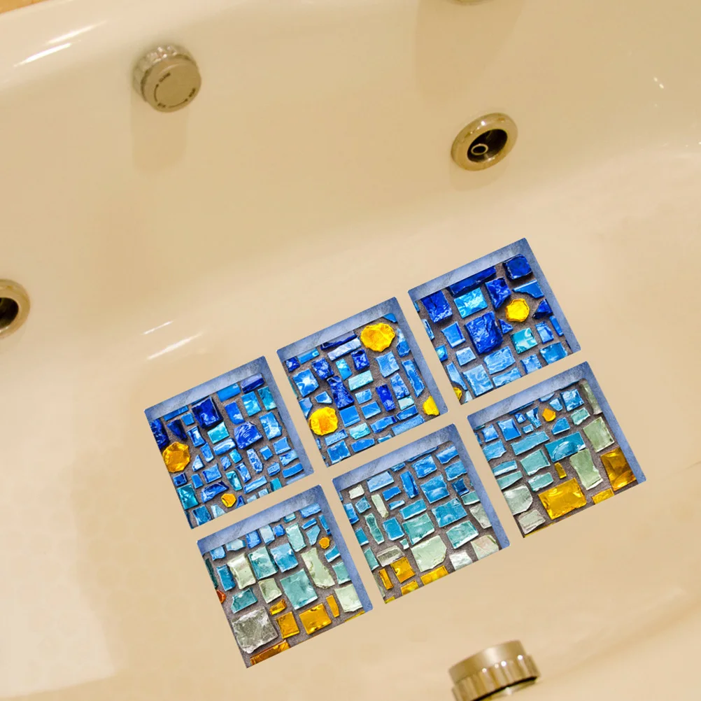 Non-slip Stickers 15x15cm PVC Bathtub Mosaic Decor Wall Sticker Home Bathrooms Smooth Surface Ideal Gift
Non-slip Stickers 15x15cm PVC Bathtub Mosaic Decor Wall Sticker Home Bathrooms Smooth Surface Ideal Gift