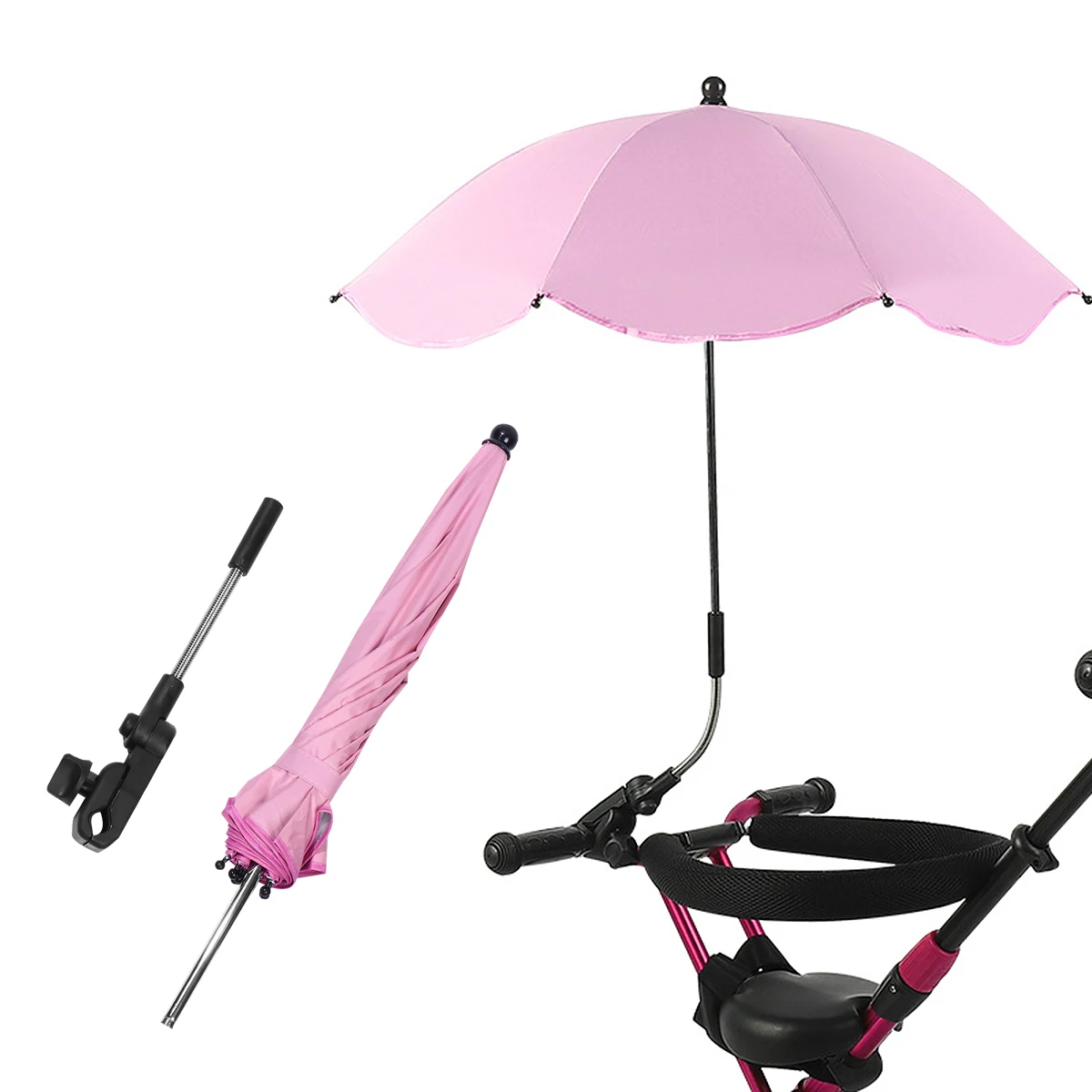 Baby Cart Sun Umbrella Stroller Parasol UV Protection Pushchair Sunshade Accessories Toddler Summer Durable Practical Easy
Baby Cart Sun Umbrella Stroller Parasol UV Protection Pushchair Sunshade Accessories Toddler Summer Durable Practical Easy