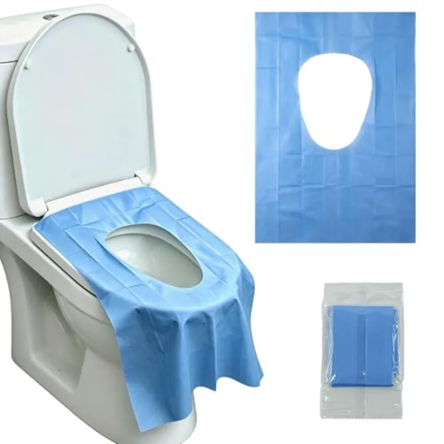 Disposable Toilet Seat Cover 60 Pack - XL for Adults and,100% Biodegradable Travel Supplies Essentials for Public Restrooms, Ai
Disposable Toilet Seat Cover 60 Pack - XL for Adults and,100% Biodegradable Travel Supplies Essentials for Public Restrooms, Ai