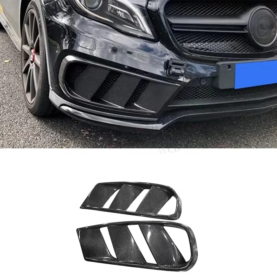 Carbon Fiber Front Bumper Air Vent Cover For Benz GLA Class X156 GLA 200 GLA45 2014+ Front Air Vent Intake Car Parts
Carbon Fiber Front Bumper Air Vent Cover For Benz GLA Class X156 GLA 200 GLA45 2014+ Front Air Vent Intake Car Parts