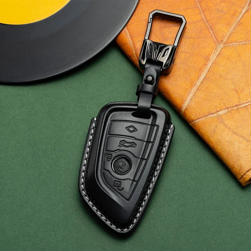 For BMW Car Key Cover X1/3/X5/X6/2/5/6/7 Series GT Leather Car Remote Control Key Case Key Protective 4-key Edition Automobile
For BMW Car Key Cover X1/3/X5/X6/2/5/6/7 Series GT Leather Car Remote Control Key Case Key Protective 4-key Edition Automobile