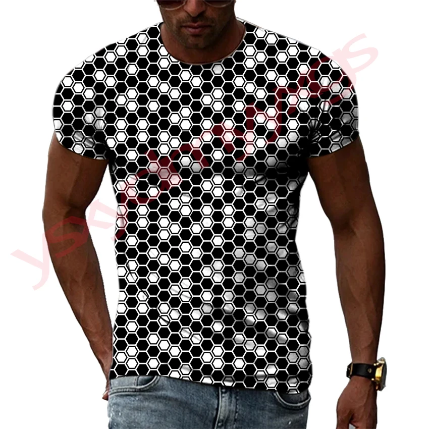 New Tide Summer Fashion Lattice Picture T-shirts Casual Print Tees Hip Hop Personality Round Neck Short Sleev Tops
New Tide Summer Fashion Lattice Picture T-shirts Casual Print Tees Hip Hop Personality Round Neck Short Sleev Tops