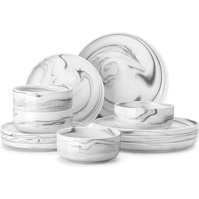 Plates and Bowls Sets, 12 Pieces Porcelain Dinnerware Sets Dishware Sets Chip Resistant Ceramic Dish Set Dining Dinner
Plates and Bowls Sets, 12 Pieces Porcelain Dinnerware Sets Dishware Sets Chip Resistant Ceramic Dish Set Dining Dinner