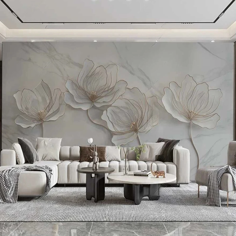 Custom Photo Wallpaper Nordic Fresh Flower Art Pattern Murals Living Room Sofa TV Background Wall Modern Home Decor Room Fresco
Custom Photo Wallpaper Nordic Fresh Flower Art Pattern Murals Living Room Sofa TV Background Wall Modern Home Decor Room Fresco