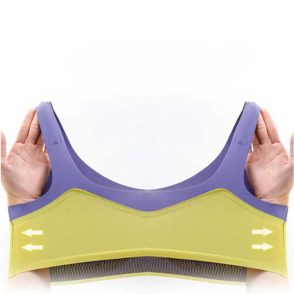 Fashion Ice Silk Seamless Bras Thin Shockproof Wireless Deep V Bra Lingerie Push Up Underwear for Women Female 
Fashion Ice Silk Seamless Bras Thin Shockproof Wireless Deep V Bra Lingerie Push Up Underwear for Women Female