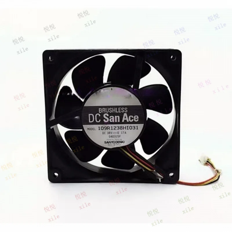 L L FOR Sanyo 109R1238H1031 DC38V 0.17A 12CM 12038 3-Wire Cooling Fan
L L FOR Sanyo 109R1238H1031 DC38V 0.17A 12CM 12038 3-Wire Cooling Fan