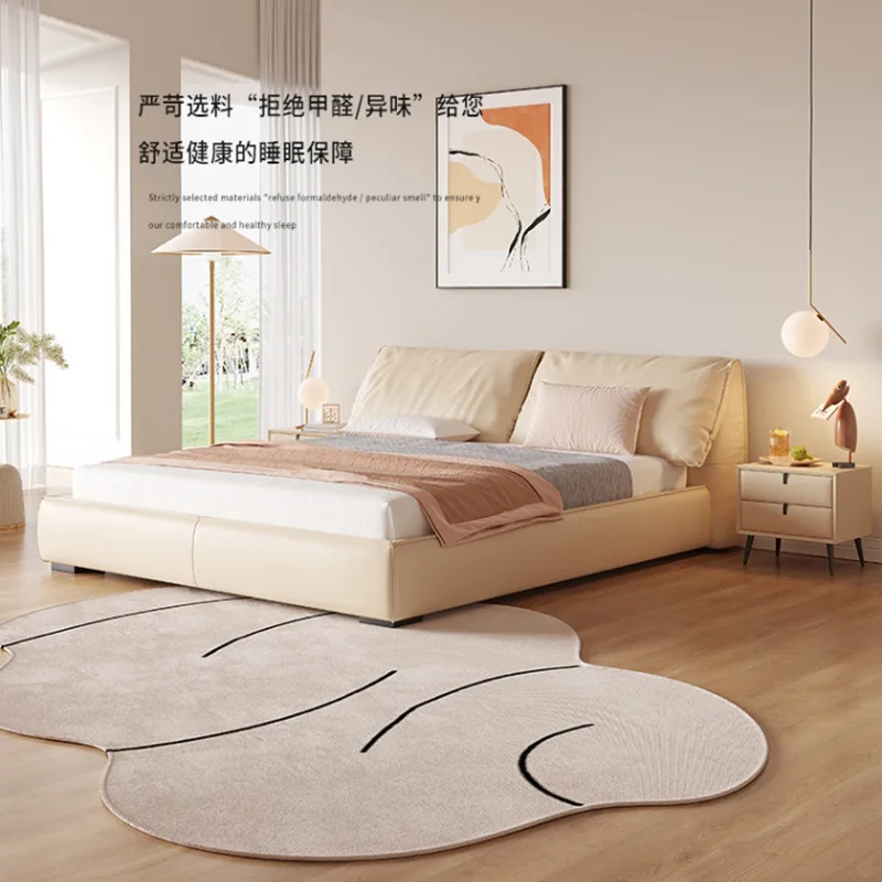 Customizable baby elephant ears leather soft bag bed Italian minimalist cream wind master bedroom wedding bed double leather bed
Customizable baby elephant ears leather soft bag bed Italian minimalist cream wind master bedroom wedding bed double leather bed