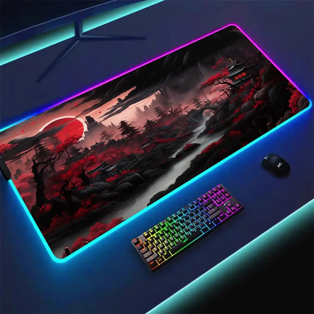 RGB Mouse pad Red Moon Solar Eclipse desktop decoration LED glow gaming mat Desk Mat gamer pc accessories keypad mousepad
RGB Mouse pad Red Moon Solar Eclipse desktop decoration LED glow gaming mat Desk Mat gamer pc accessories keypad mousepad
