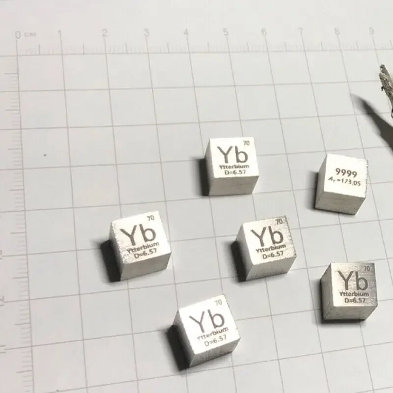 99,99% высокой чистоты Ytterbium Metal Yb 6,5 г Периодическая таблица с резным элементом 10 мм куб
99,99% высокой чистоты Ytterbium Metal Yb 6,5 г Периодическая таблица с резным элементом 10 мм куб