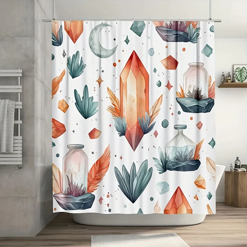 Boho Succulent Crystal Shower Curtain Botanical Leaf Print Waterproof Bathroom Shower Liner 180x180cm Aesthetic Home Decor Curta
Boho Succulent Crystal Shower Curtain Botanical Leaf Print Waterproof Bathroom Shower Liner 180x180cm Aesthetic Home Decor Curta