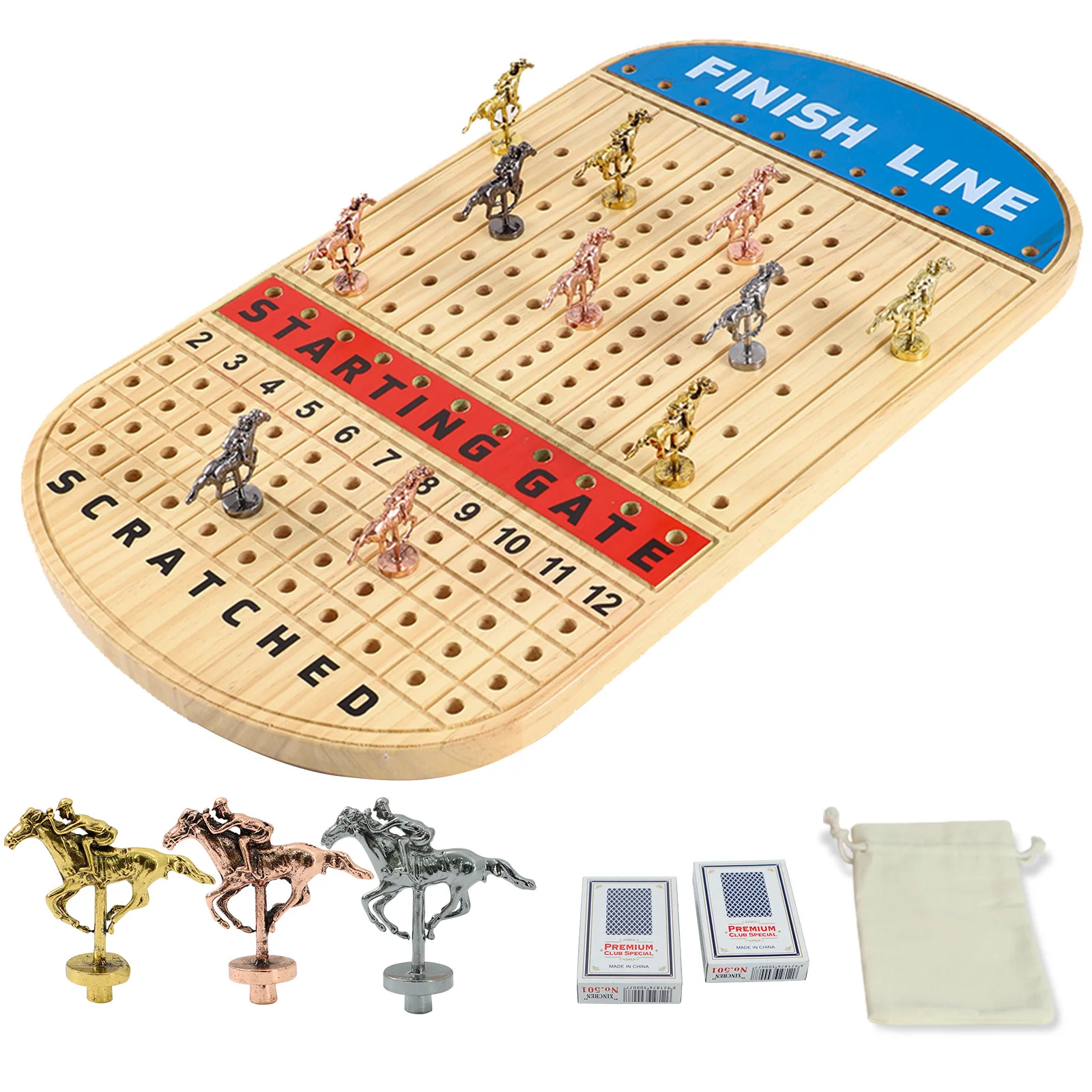 Настольная игра «Конные скачки» из дерева для детей, взрослых и семейных встреч, классическая настольная головоломка с металлическими лошадками
Настольная игра «Конные скачки» из дерева для детей, взрослых и семейных встреч, классическая настольная головоломка с металлическими лошадками