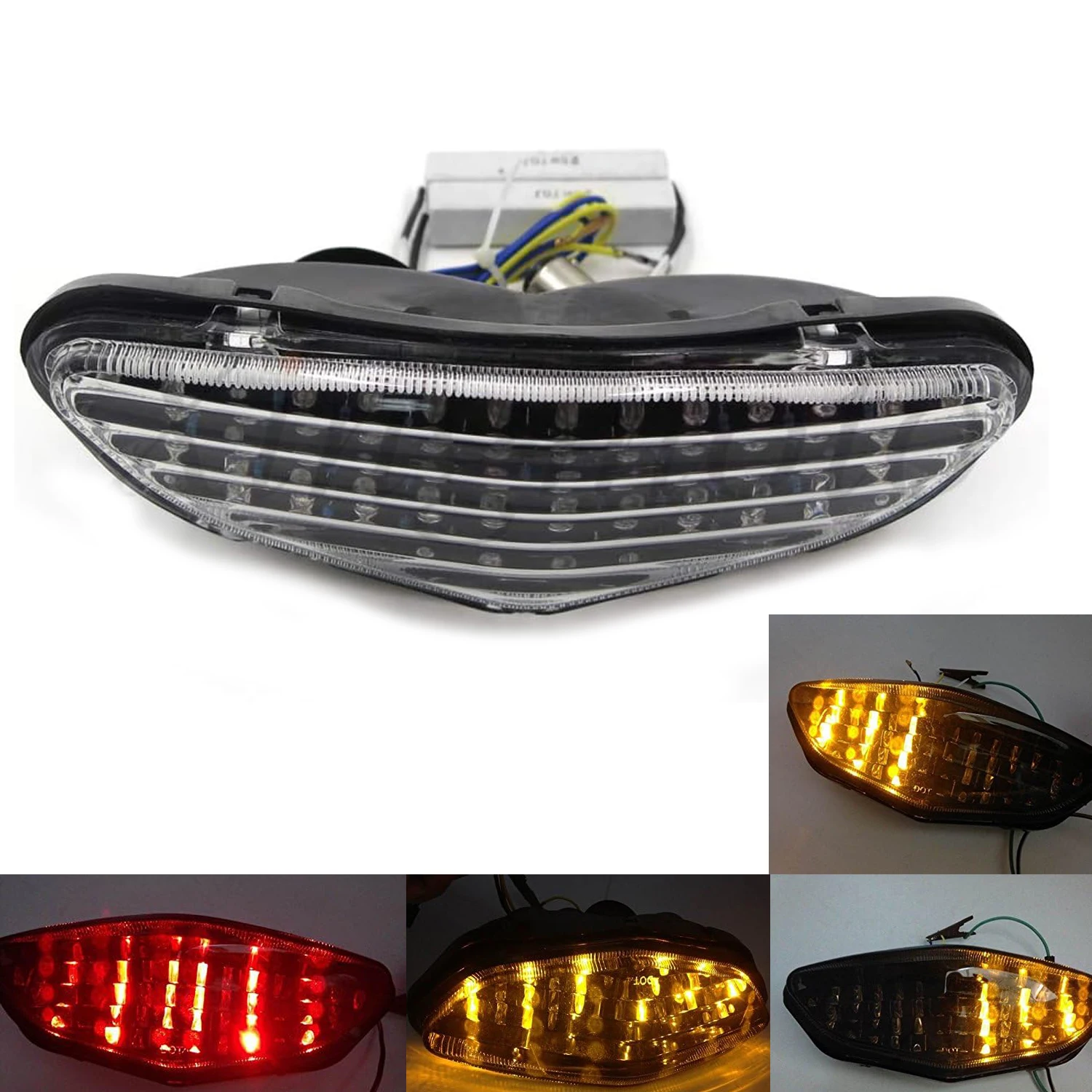 For 2003-2008 SUZUK Dl 650 1000 V-Strom Motorcycle Rear LED Tail Light Integrated Turn Signals Indicators
For 2003-2008 SUZUK Dl 650 1000 V-Strom Motorcycle Rear LED Tail Light Integrated Turn Signals Indicators