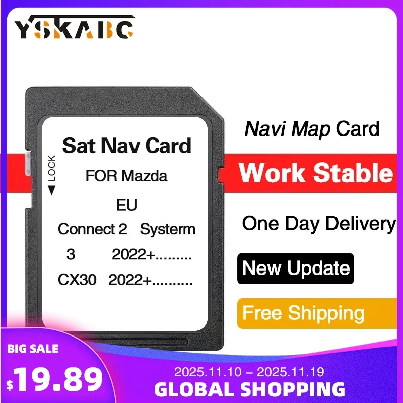 2024 Latest Update Europe Russia Ukraine Turkey Maps Version GPS SD Navigation Card for Mazda 3/CX30 2022+ Vehicle Accessories
2024 Latest Update Europe Russia Ukraine Turkey Maps Version GPS SD Navigation Card for Mazda 3/CX30 2022+ Vehicle Accessories