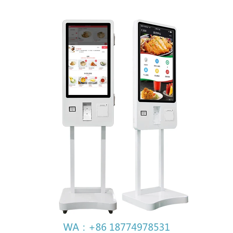 Self Ordering Payment Kiosk Touch Screen 24" 32" Restaurant Android 11 OS Automatic Self Pay Machine Interactive Kiosk
Self Ordering Payment Kiosk Touch Screen 24" 32" Restaurant Android 11 OS Automatic Self Pay Machine Interactive Kiosk