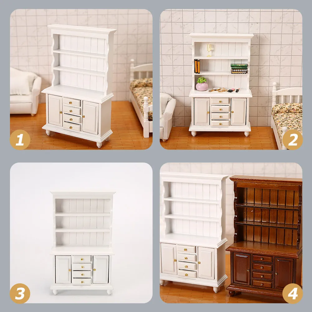 Dollhouse Bookshelf Wooden Mini Bookcase Mini House Cabinet Realistic Detail Miniature Furniture for Kids Room Decor Gift
Dollhouse Bookshelf Wooden Mini Bookcase Mini House Cabinet Realistic Detail Miniature Furniture for Kids Room Decor Gift