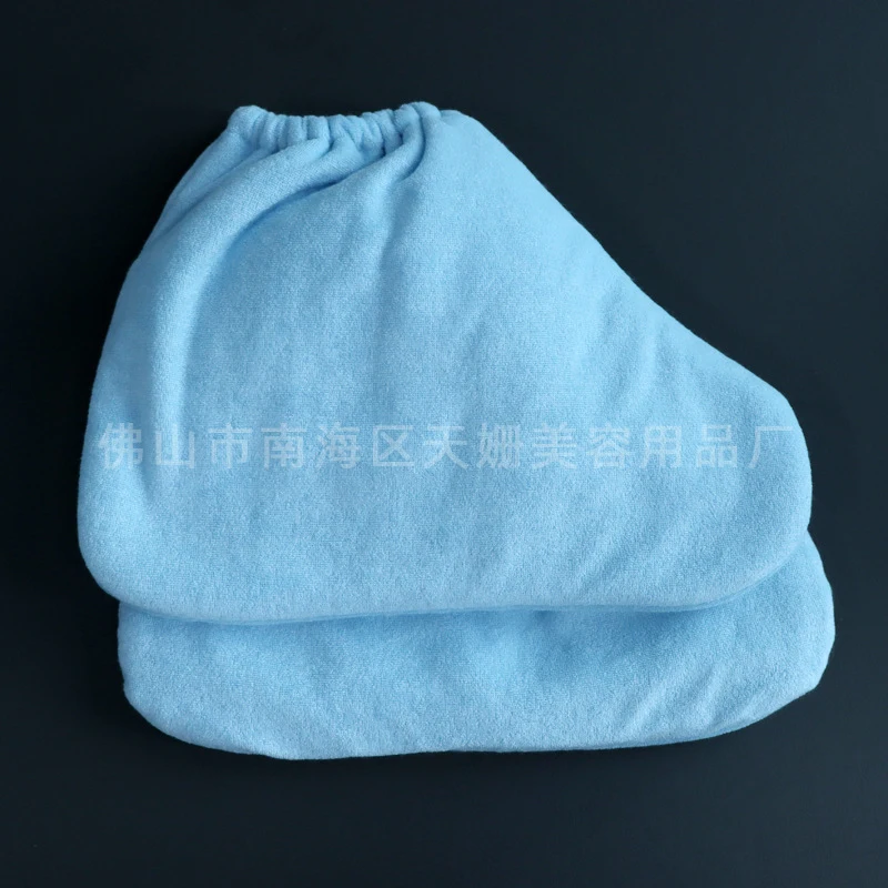 Beauty salon paraffin wax cotton foot covers, padded and thickened, with elastic cuffs, for professional foot wax therapy
Beauty salon paraffin wax cotton foot covers, padded and thickened, with elastic cuffs, for professional foot wax therapy