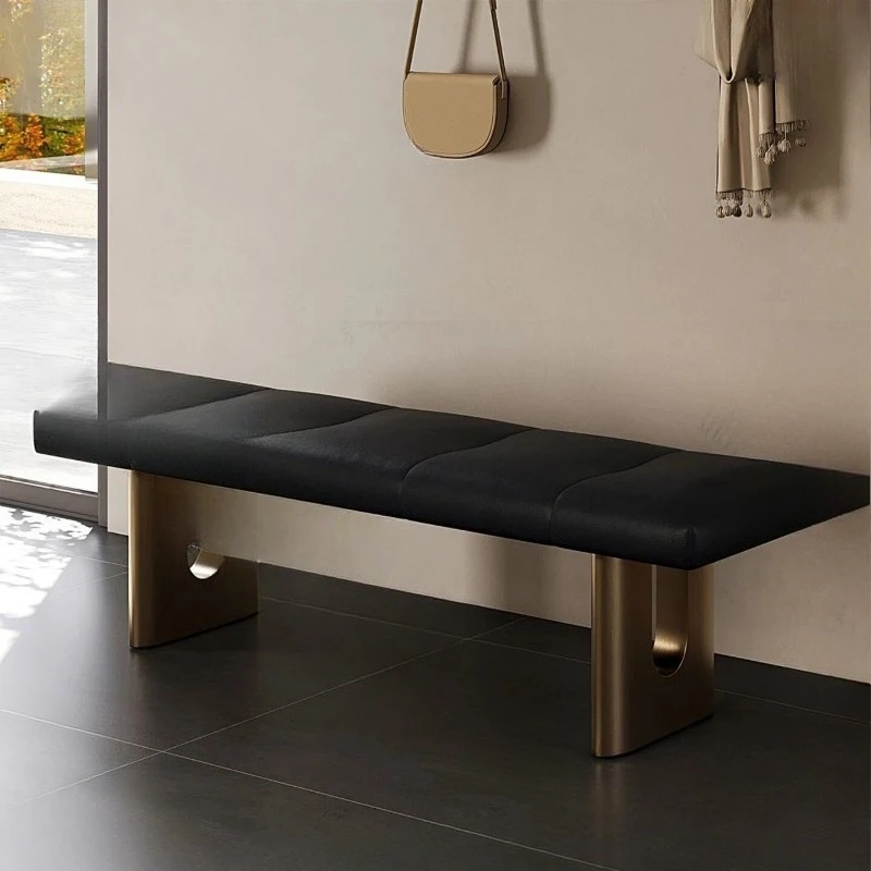 Electroplated Italian Benches Stainless Designer Model Creative Leather Benches High-end Appeal Home Furniture Panchine ZYCD
Electroplated Italian Benches Stainless Designer Model Creative Leather Benches High-end Appeal Home Furniture Panchine ZYCD