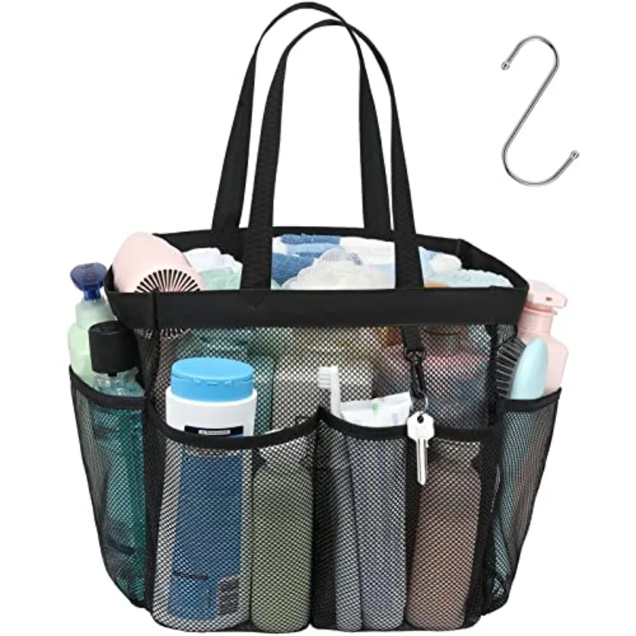 Mesh Shower Caddy Portable, 8.3" Deeper Pockets Large Shower Caddy Bathroom Caddy for College Dorm Room Bathroom Essentials, 2
Mesh Shower Caddy Portable, 8.3" Deeper Pockets Large Shower Caddy Bathroom Caddy for College Dorm Room Bathroom Essentials, 2
