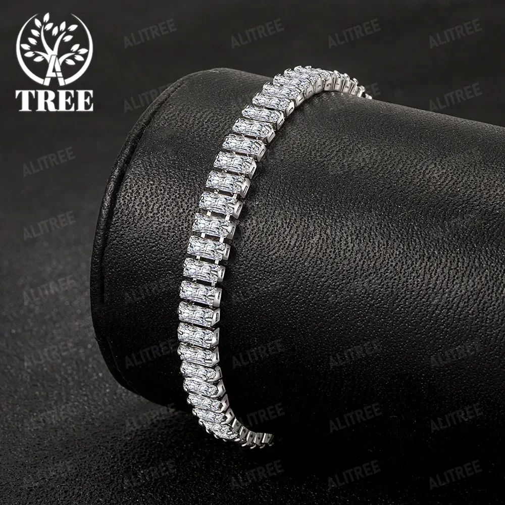 Popular Brands 925 Sterling Silver Elegant Crystal Bracelet For Women Fine Jewelry Engagement Wedding Party Gifts 18CM
Popular Brands 925 Sterling Silver Elegant Crystal Bracelet For Women Fine Jewelry Engagement Wedding Party Gifts 18CM