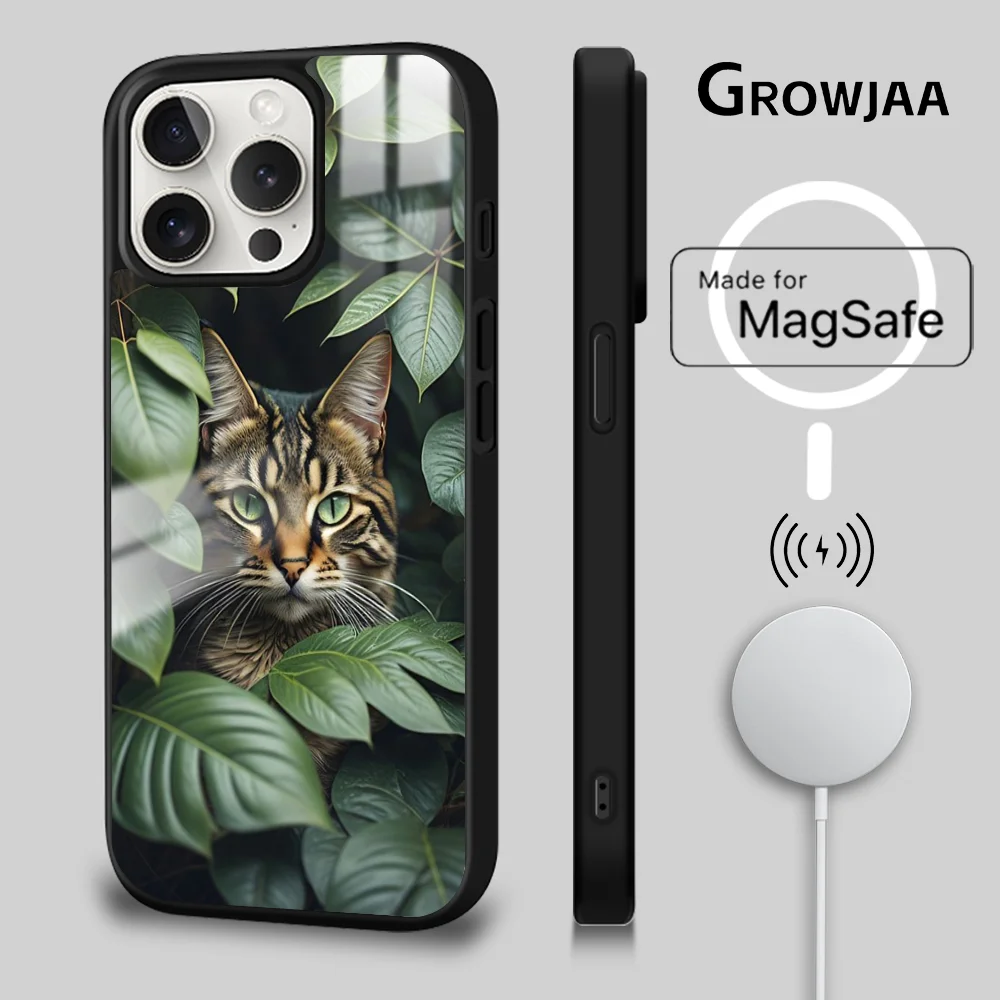 Cute The Cat in The Green Magsafe Plant Phone Case For iPhone 15 14 13 12 11 Pro Max Plus Mini Mirror Wireless Magnetic Cover
Cute The Cat in The Green Magsafe Plant Phone Case For iPhone 15 14 13 12 11 Pro Max Plus Mini Mirror Wireless Magnetic Cover