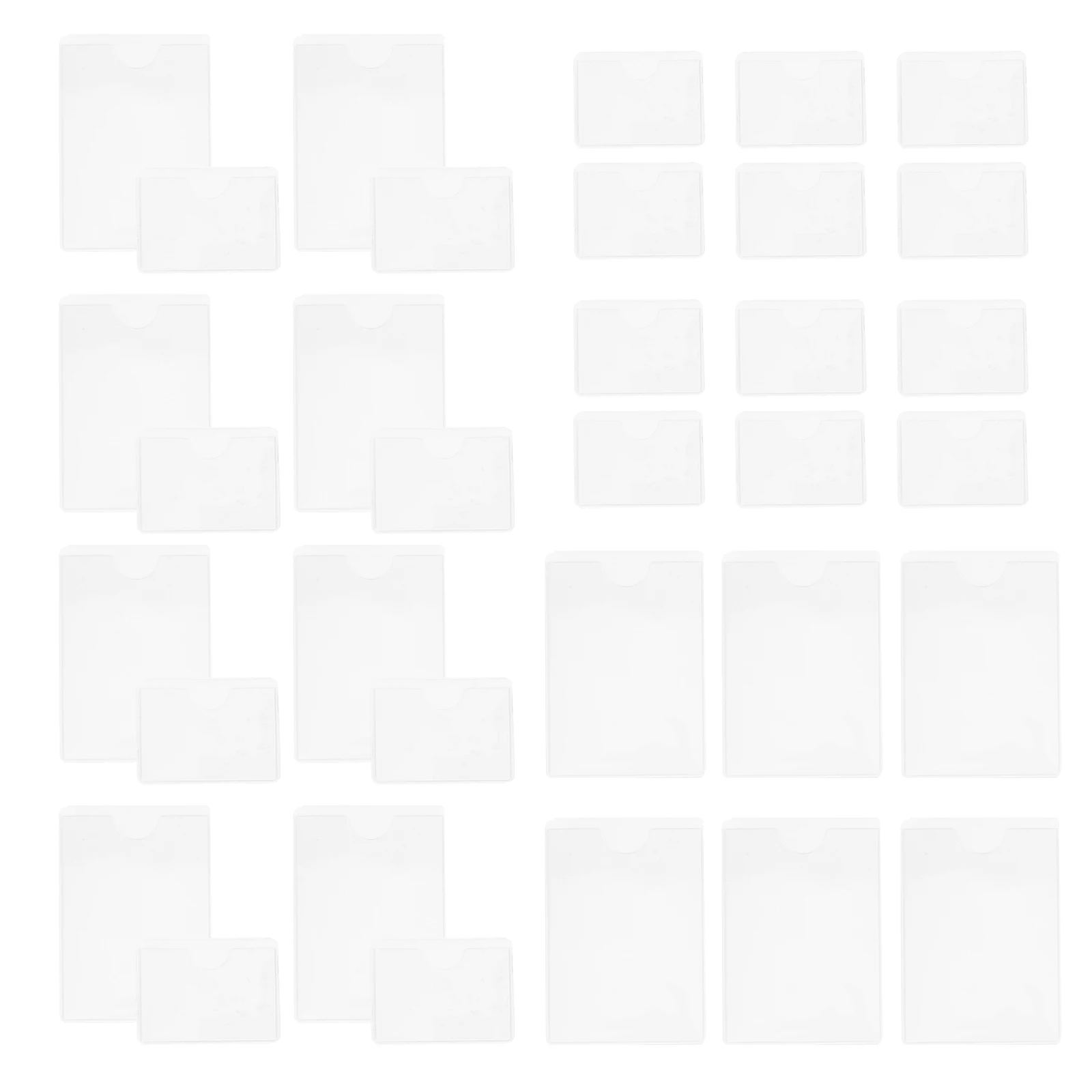 50Pcs Self Adhesive Label Pockets Clear Pvc Plastic Card Holders for Office Organization Library Classroom Supplies
50Pcs Self Adhesive Label Pockets Clear Pvc Plastic Card Holders for Office Organization Library Classroom Supplies