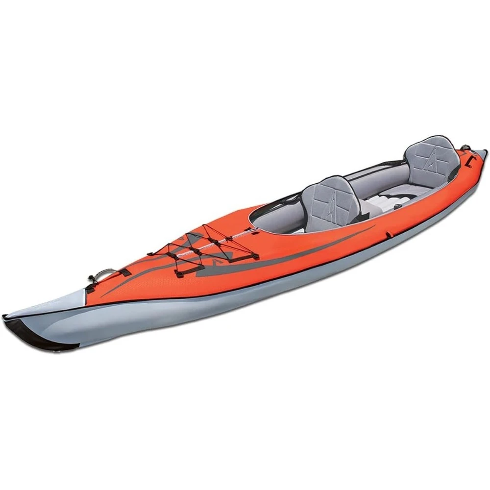 AdvancedFrame 15' Red Inflatable Kayak - 2-Person Touring with Adjustable Seats, Drop-Stitch Floor & Carry Bag
AdvancedFrame 15' Red Inflatable Kayak - 2-Person Touring with Adjustable Seats, Drop-Stitch Floor & Carry Bag