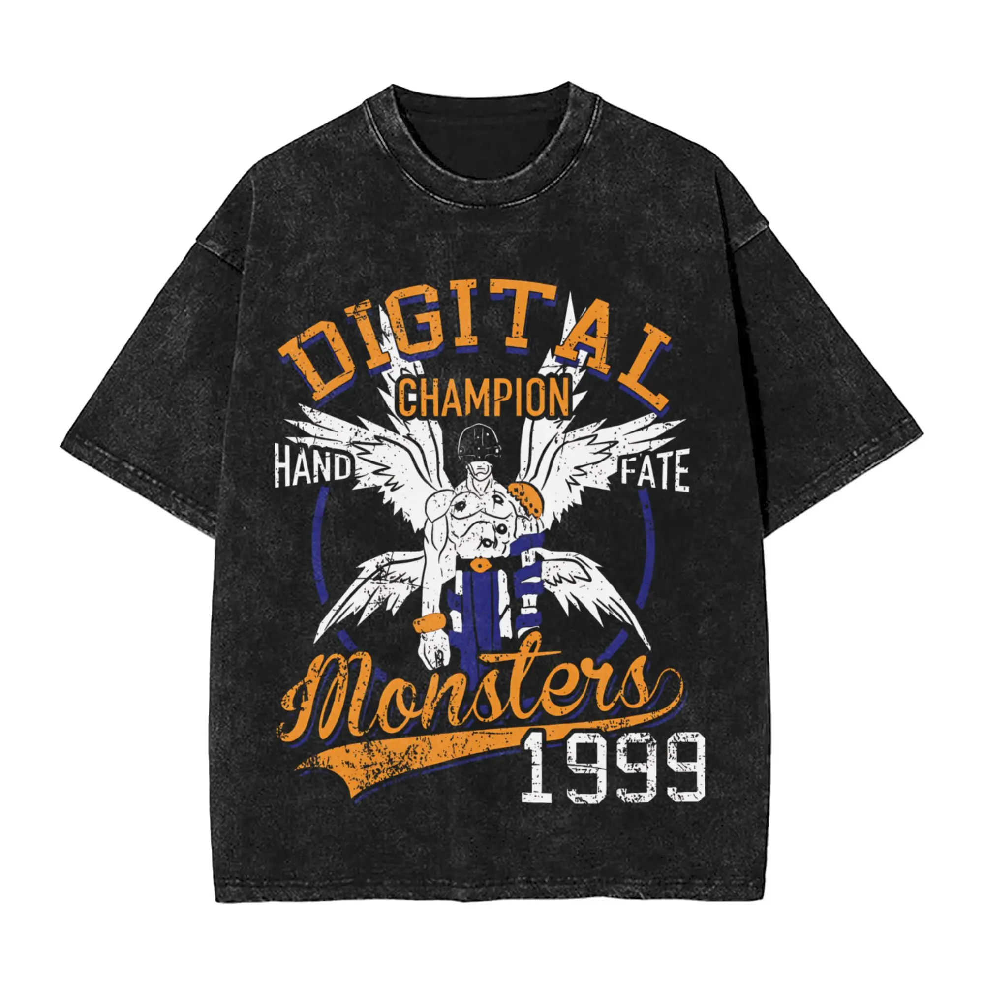 Hand of Fate Digital Monster Digimon T Shirts Hip Hop Washed Cotton Street T-Shirt Fashion for Men Women Streetwear Tee Shirt
Hand of Fate Digital Monster Digimon T Shirts Hip Hop Washed Cotton Street T-Shirt Fashion for Men Women Streetwear Tee Shirt
