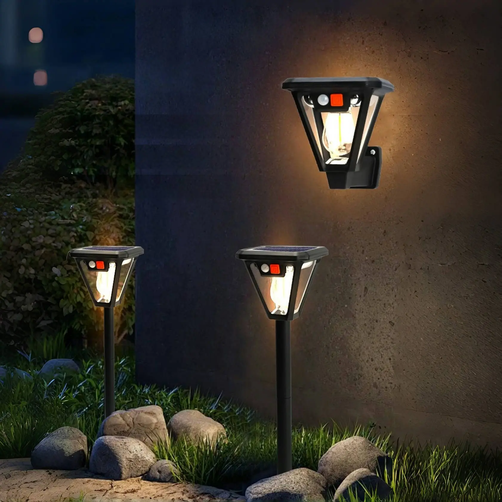 1-4Pcs LED Solar Light Motion Sensor Wall Lamp Outdoor Waterproof Lighting Dual Purpose Lawn Lamp Wall Sconce for Garden Porch
1-4Pcs LED Solar Light Motion Sensor Wall Lamp Outdoor Waterproof Lighting Dual Purpose Lawn Lamp Wall Sconce for Garden Porch