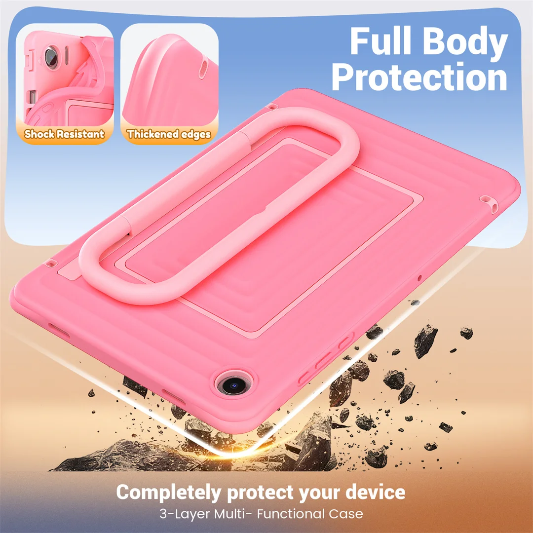 Shockproof Rugged Case for Samsung Galaxy Tab A9 Plus/Tab A11 Plus 11 inch Kids Friendly Cover with Handle Strap
Shockproof Rugged Case for Samsung Galaxy Tab A9 Plus/Tab A11 Plus 11 inch Kids Friendly Cover with Handle Strap