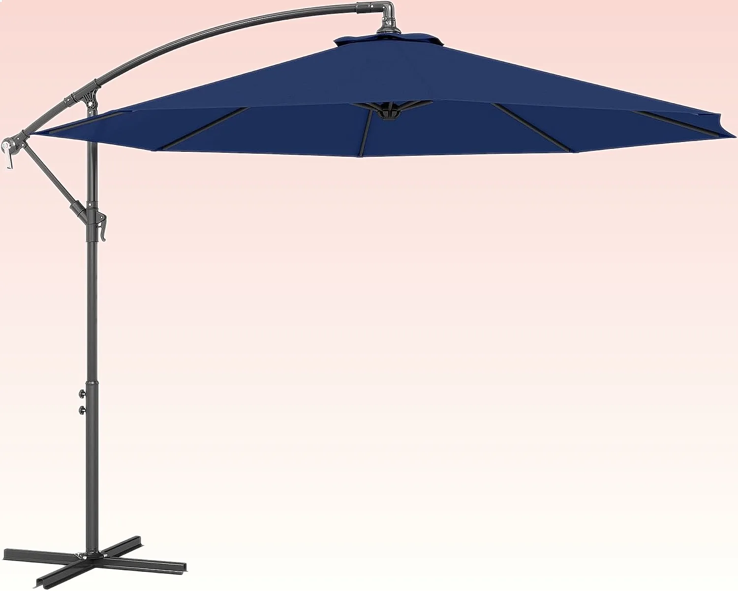 Outsunny 10ft Cantilever Offset Patio Umbrella UV Water Resistant Cross Base
Outsunny 10ft Cantilever Offset Patio Umbrella UV Water Resistant Cross Base