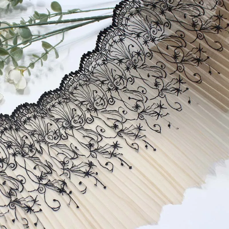 17Yards Skin Mesh Tulle Black Edge Embroidery Lace Trim Lingerie Sewing Craft DIY Apparel Fabric Garment Accessory
17Yards Skin Mesh Tulle Black Edge Embroidery Lace Trim Lingerie Sewing Craft DIY Apparel Fabric Garment Accessory