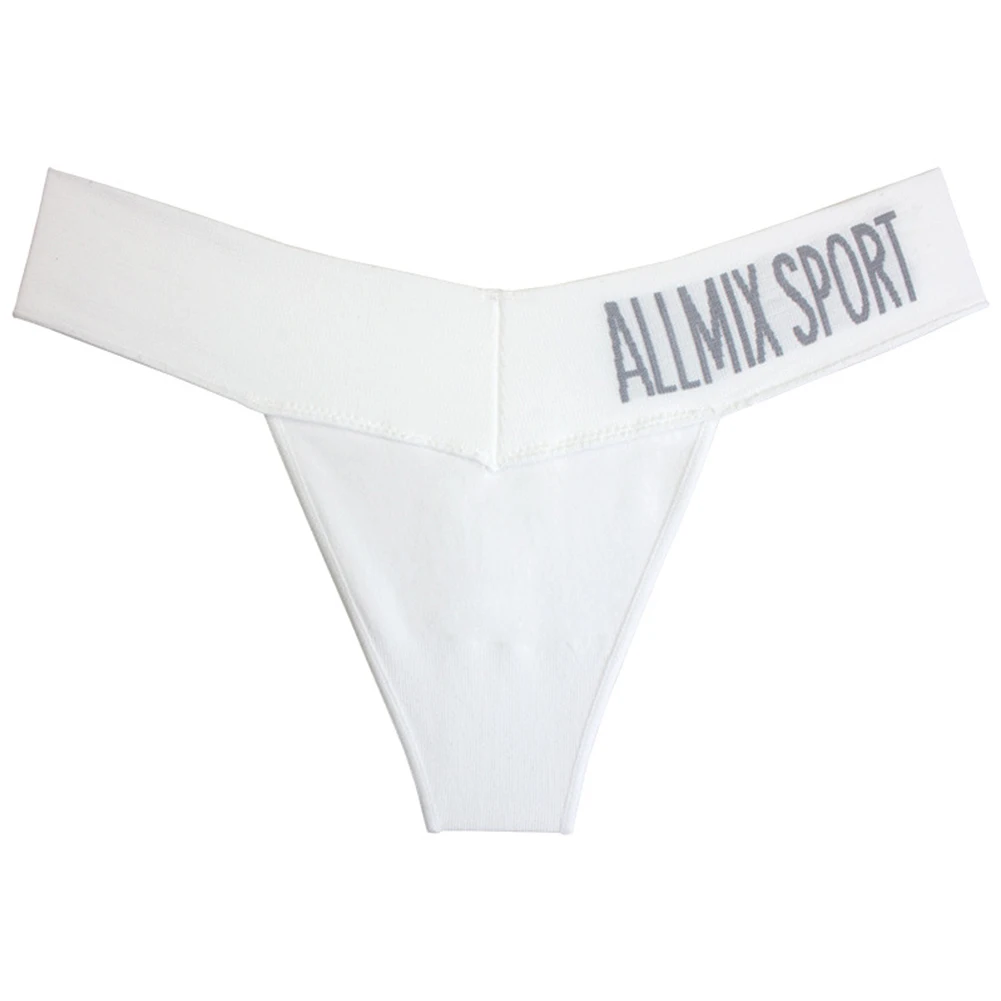 Fashion Letter Sexy Lingerie Women V-string Thongs Soft Breathable Panties Underwear Seamless Sports Fitness Female Knickers
Fashion Letter Sexy Lingerie Women V-string Thongs Soft Breathable Panties Underwear Seamless Sports Fitness Female Knickers