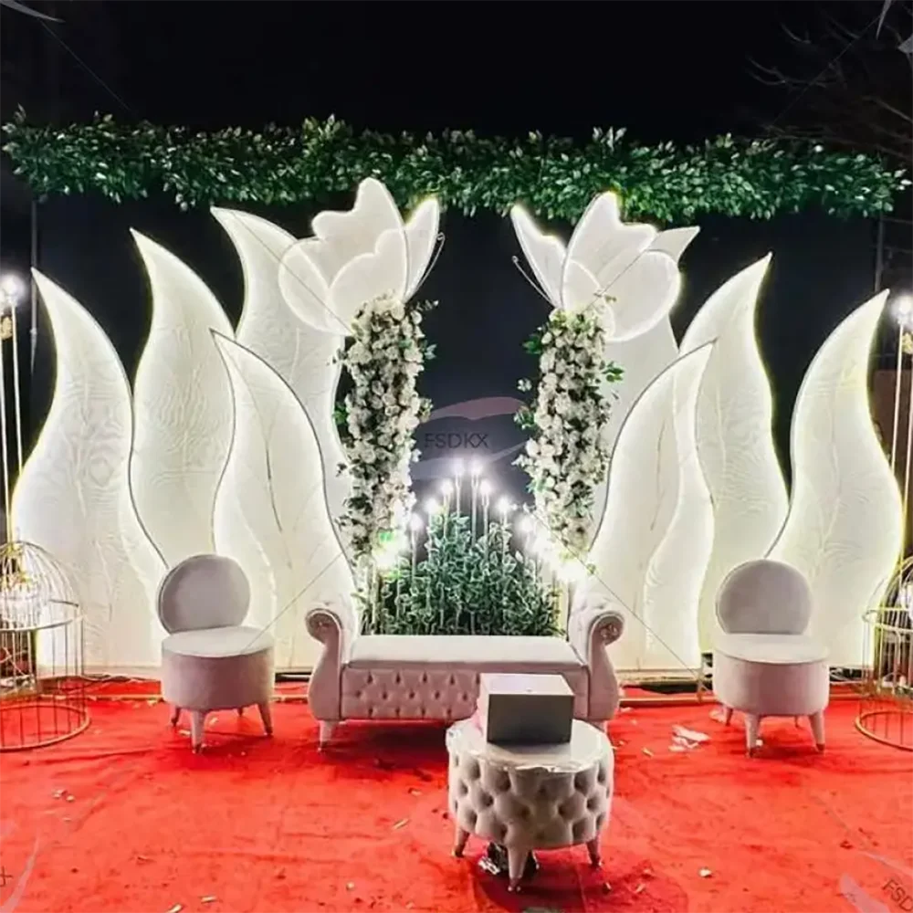 FSDKX New Wedding Props Seaweed Gate Wedding Arch Backdrop Props With Light for Wedding Decoration
FSDKX New Wedding Props Seaweed Gate Wedding Arch Backdrop Props With Light for Wedding Decoration