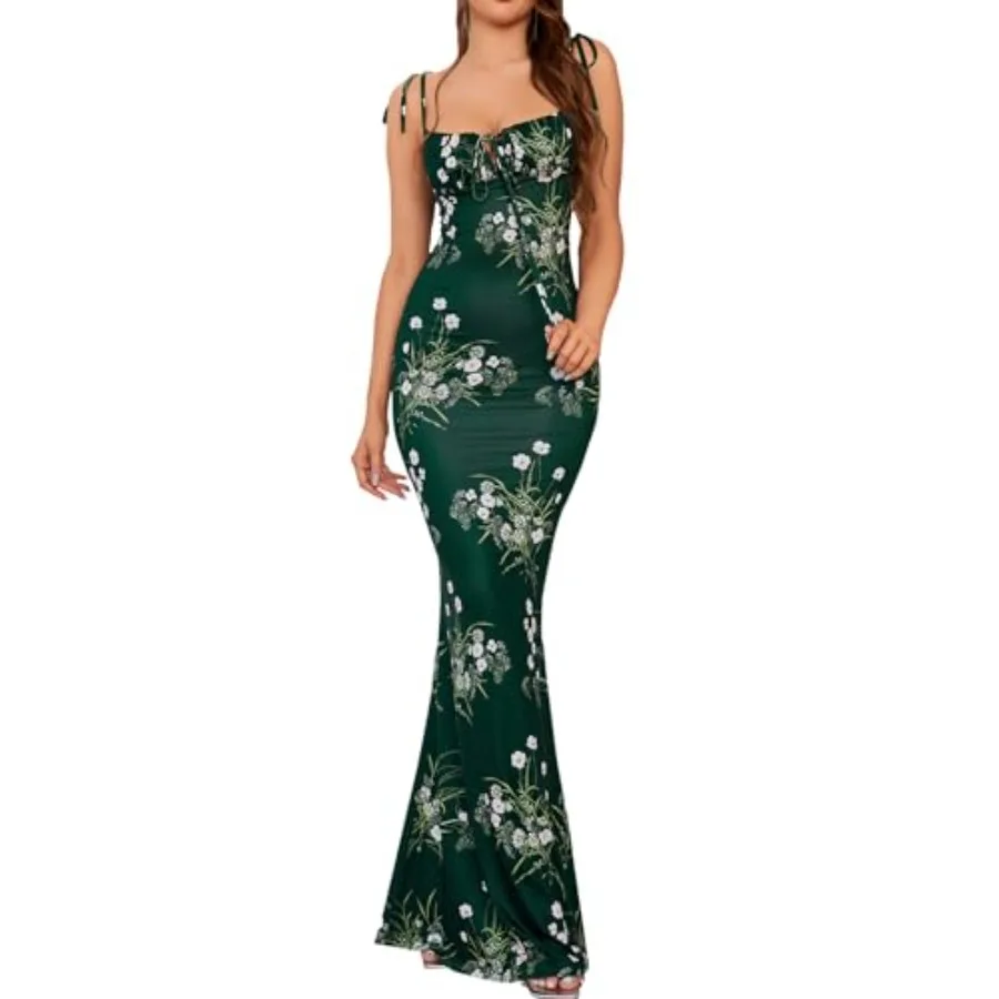 KUTUMAI Women's Summer Floral Bodycon Maxi Dress Spaghetti Strap Long Wedding Guest Baby Shower Dresses
KUTUMAI Women's Summer Floral Bodycon Maxi Dress Spaghetti Strap Long Wedding Guest Baby Shower Dresses