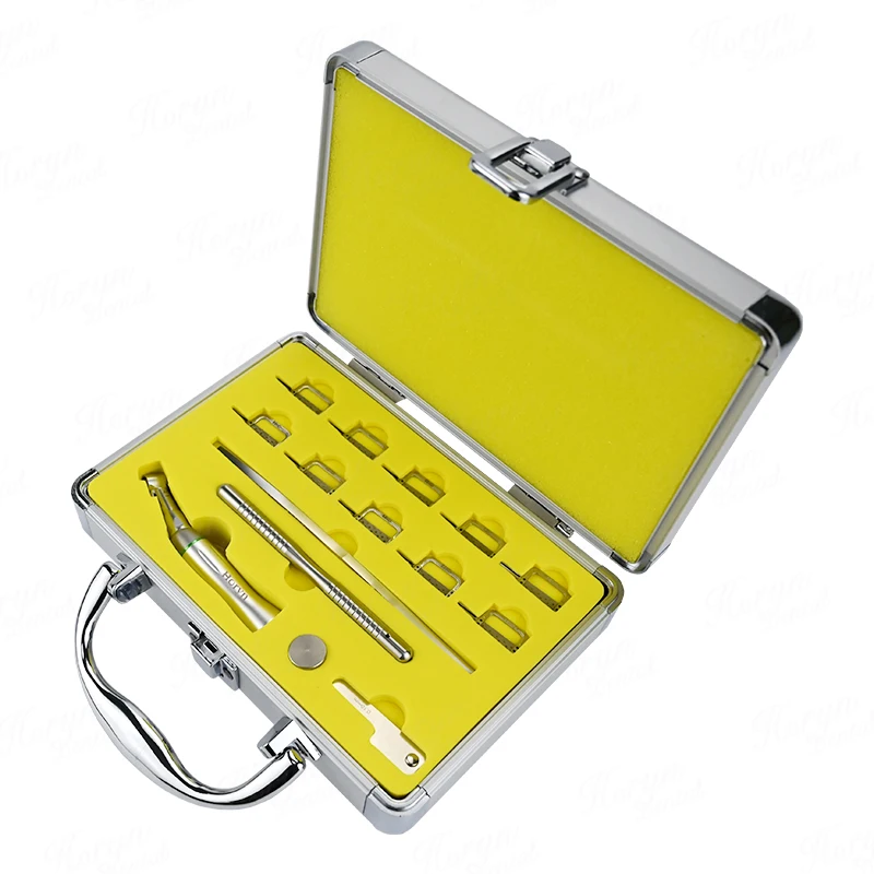 den tal 4:1/1:1 Reduction Contra Angle Reciprocating Interproximal Ortodontic Stripping Ipr Kit
den tal 4:1/1:1 Reduction Contra Angle Reciprocating Interproximal Ortodontic Stripping Ipr Kit