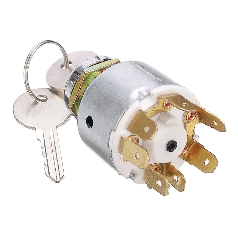 12V Universal Ignition Switch Car Boat Motorcycle Classic Kit Ignition Switch 4 Position Electric Door Lock Key Switch + 2 Keys
12V Universal Ignition Switch Car Boat Motorcycle Classic Kit Ignition Switch 4 Position Electric Door Lock Key Switch + 2 Keys