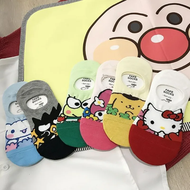 Socks Hello Kitty Kuromi Anime Peripheral Cartoon Fashion Versatile Cute Short Socks Printing Shallow Mouth Ship Socks
Socks Hello Kitty Kuromi Anime Peripheral Cartoon Fashion Versatile Cute Short Socks Printing Shallow Mouth Ship Socks